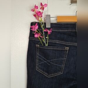🌷Aeropostale Women's Size 12 Dark Wash Deep Indigo Skinny Jeans